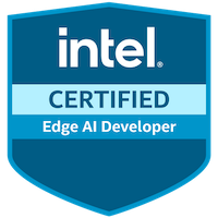 Intel Edge AI Developer Certificated